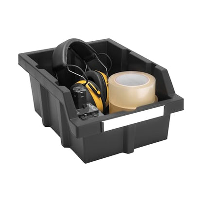 4-Tier NSF 9-Bin Steel Wire Shelving Rack, 36"W x 14"D x 31"H, Graphite