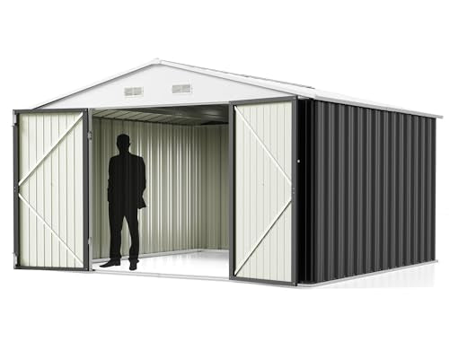 10x10FT Outdoor Storage Shed Utility Tool Shed