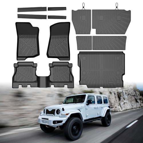 Floor Mat & Cargo Liner for Jeep Wrangler JL 2018