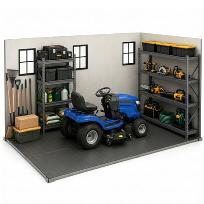 Outdoor Storage Shed 8x12 FT with Floor