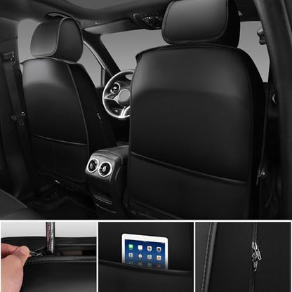 Nappa Leather Car Seat Covers Full Set