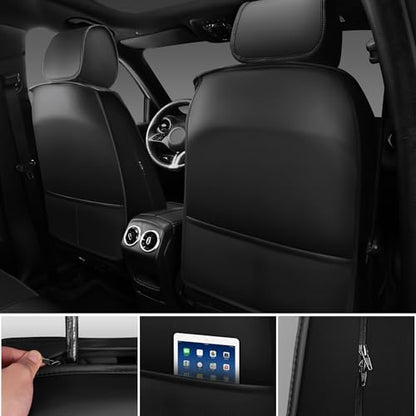 Nappa Leather Car Seat Covers Front Seats