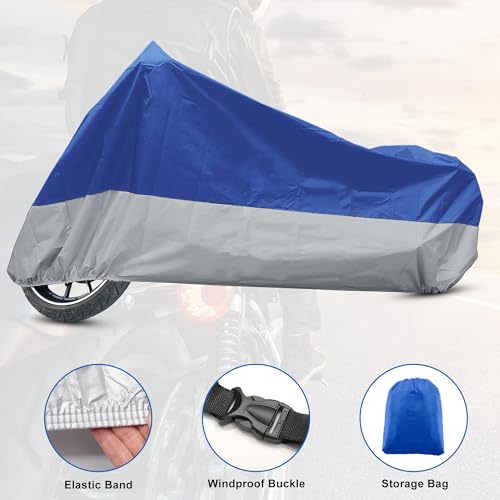 Motorcycle Cover for Harley Davidson Fits Up to 96.46" XL
