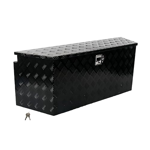 49 Inch Aluminum Trailer Tongue Tool Box 5 Bar Tread Wide Utility