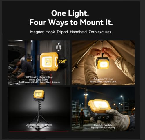 2 Pack LED Work Light (2 Count)