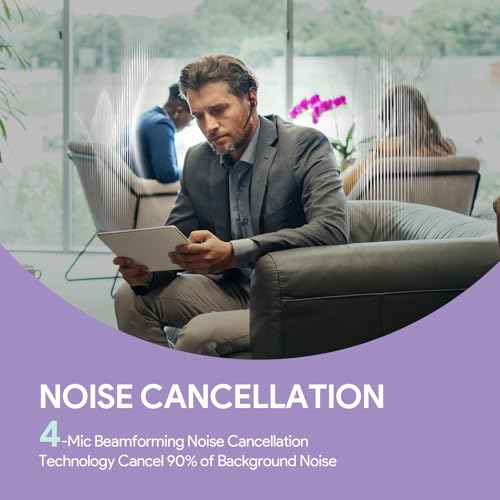 Bluetooth Headset BH71 Noise Cancelling Wireless Earpiece for Phone