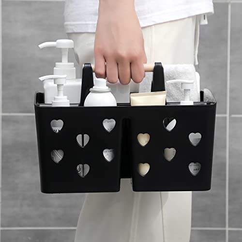 Portable Shower Caddy Plastic Shower Basket Organizer with Handle
