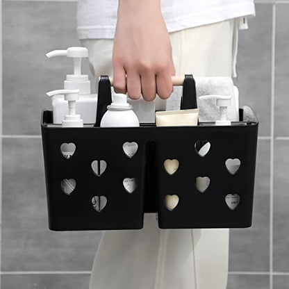 Portable Shower Caddy Plastic Shower Basket Organizer with Handle