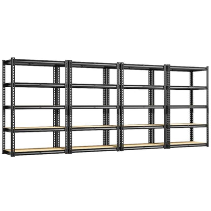 Storage Shelves with Smooth Edges for Garage Basement Shed Pantry (4 Count)