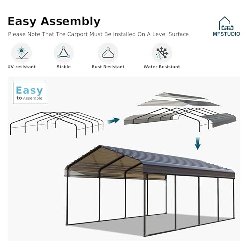 Metal Carport 12x20ft