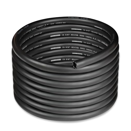 5 8" Heater Hose 20FT Coolant Radiator SAE 20R3 100PSI