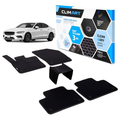 All Weather Car Floor Mats Compatible with Volvo S60 2019