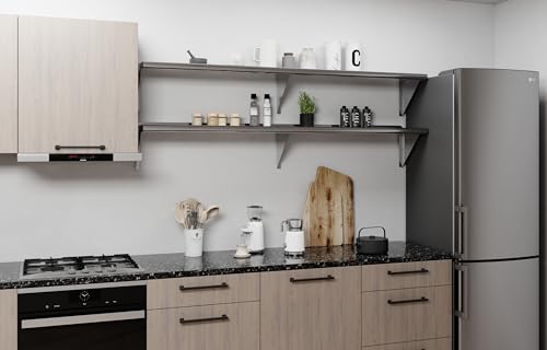 72" Long X 12" Deep Stainless Steel Wall Shelf