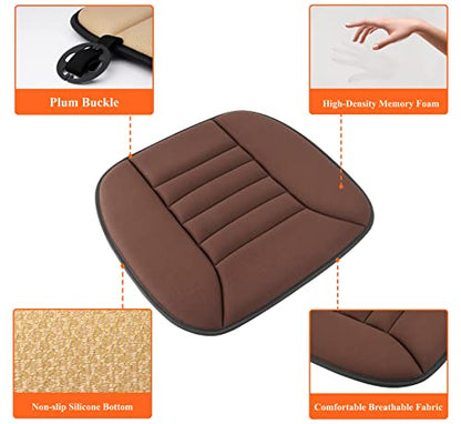 Memory Foam Car Seat Cushion for Driver and Office Chair Comfort