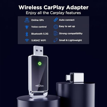 Wireless CarPlay Adapter 2024 Upgrade