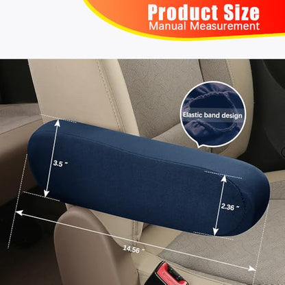 2PC Car Front Seat Armrest Covers