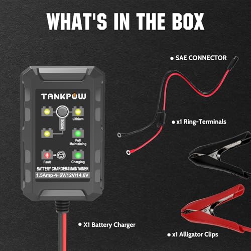 6V 12V 1.5A Automatic Battery Charger