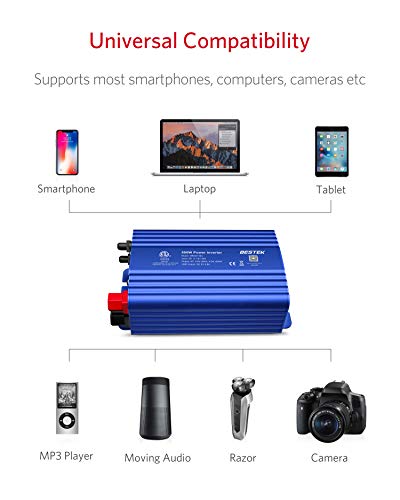 500W Power Inverter for Vehicles DC 12V to AC 110V Car Plug Adapter