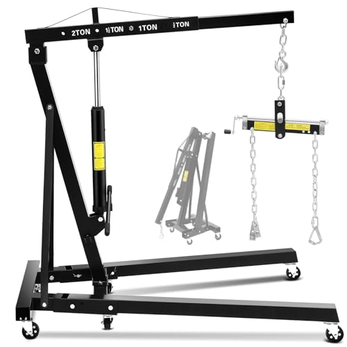 2 Ton Hydraulic Engine Hoist with Lever Stabilizer