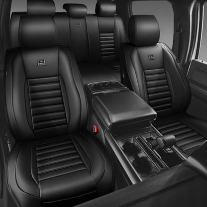 Nappa Leather Car Seat Covers Full Set