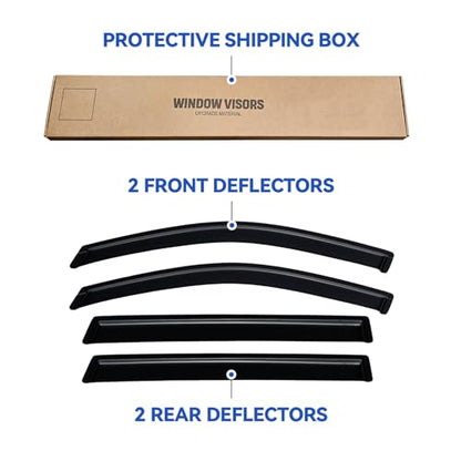 Window Visors Rain Guards for 2010
