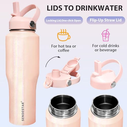 40oz Stainless Steel Water Bottle