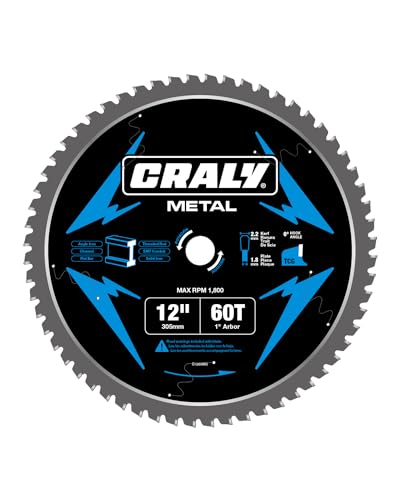 12 Inch 60 Teeth Steel and Ferrous Metal Cutting Circular Saw Blade