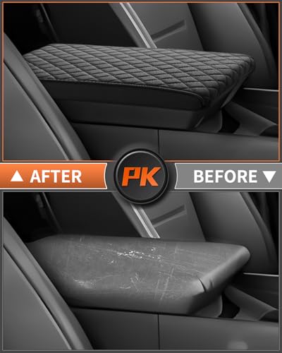 Custom for 2024 2025 2026 Hyundai Santa Fe Center Console Cover Armrest Cover Santa Fe Hybrid Accessories Arm Rest Cushion Pad Leather Middle Console Cover Armrest Seat Box Protector