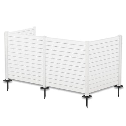 50" W x 48" H Outdoor Privacy Screen with Aluminum Posts (9600 sq inches)