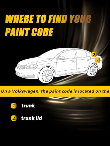 LC9X/2T Deep Black Pearl Touch Up Paint Compatible with Volkswagen, Exact Match Car Paint Pen Automotive Scratch Repair Remover Kit Quick & Easy Solution for Vehicle Chips and Nicks