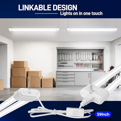 4FT 60W LED Shop Light (4 Count)