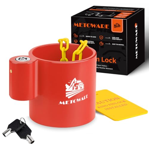 5th Wheel King Pin Lock for RVs & Semi Trailers