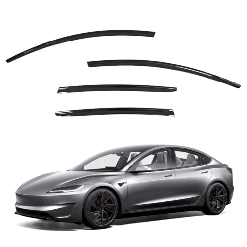 Window Visors Rain Guards Compatible with 2017 (4 Count)