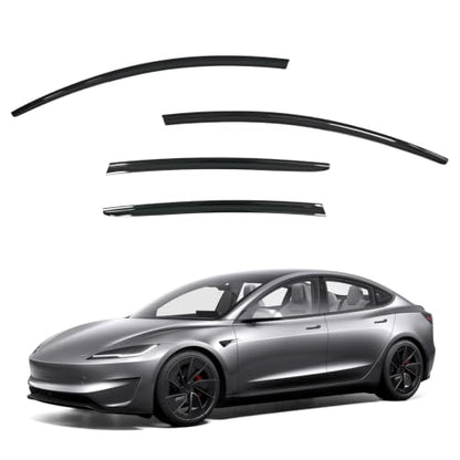 Window Visors Rain Guards Compatible with 2017 (4 Count)