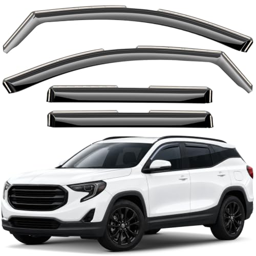 Window Deflectors Smoke Tinted in (4 Count)
