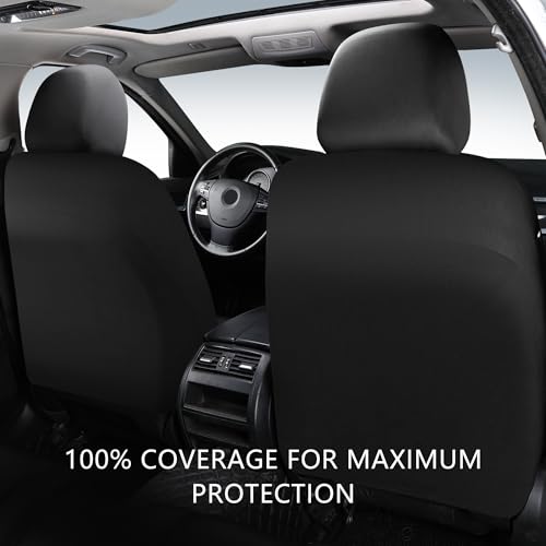 Faux Leather Front Car Seat Covers (2 Count)