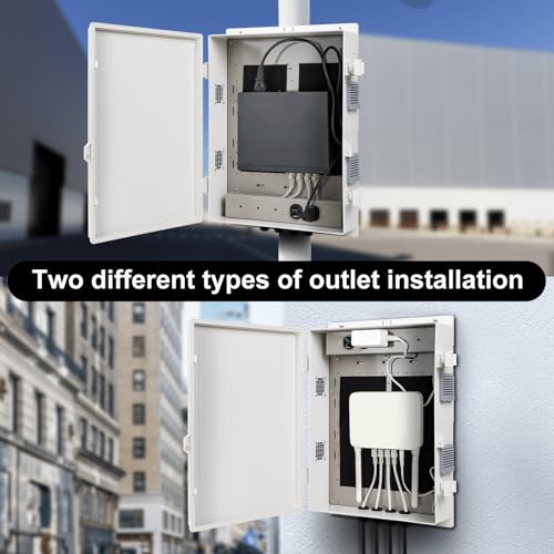 Outdoor Electrical Junction Box with High Power Outlet