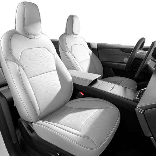 Seat Covers for Tesla Model Y 2026 2025 Juniper Leather Car Seat Cushion Cover Airbag Compatible