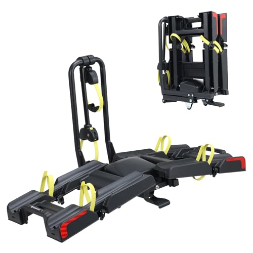 2 E Bike Foldable Hitch Mount Bike Rack for 2" Receiver SUV & Trucks