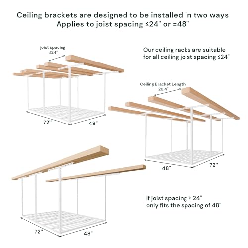 4x6 Garage Storage Overhead Rack Organization (2 Count)
