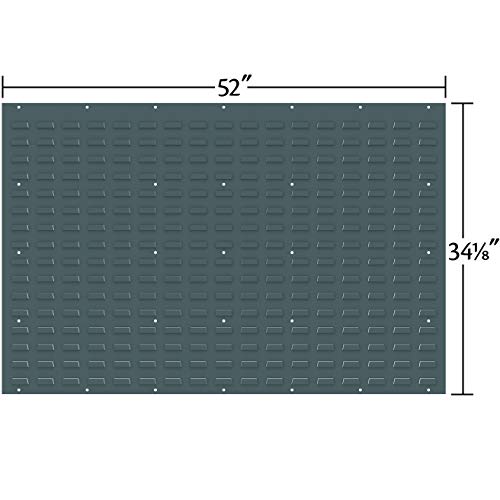 30655 Louvered Steel Wall Mount Panel Garage Organizer for Hanging AkroBin Storage Bins