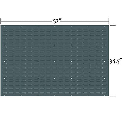 30655 Louvered Steel Wall Mount Panel Garage Organizer for Hanging AkroBin Storage Bins