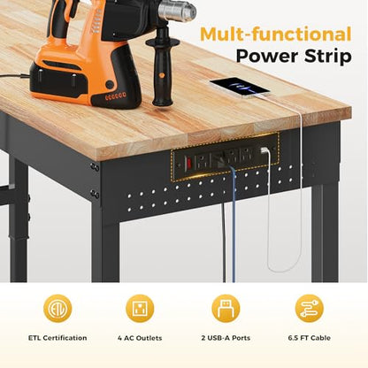 60" Adjustable Workbench