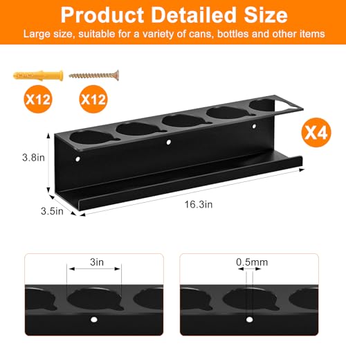 Spray Can Holder Organizer (4 Count)