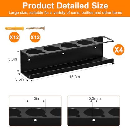Spray Can Holder Organizer (4 Count)