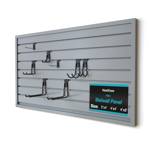 2 x 4ft Slatwall Panel Wall Storage Systems