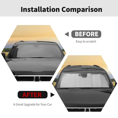 Windshield Sunshade Sun Shade Heat Shield Window Sun Visor Mat for Dodge Durango 2011