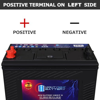 MM G31 Start and Stop Car BCI Group 31 12V 100AH