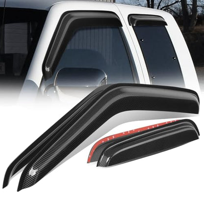 4PCS Tape On Window Visors for 1988