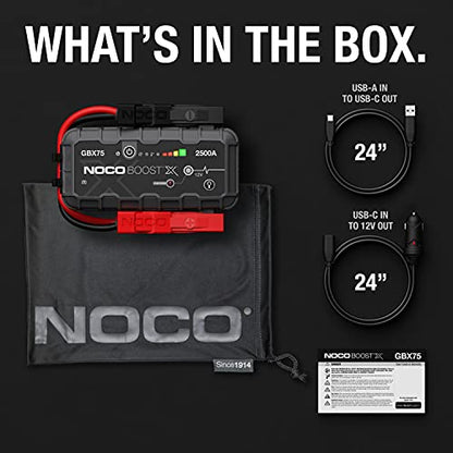 Boost GBX75 2500A UltraSafe Jump Starter